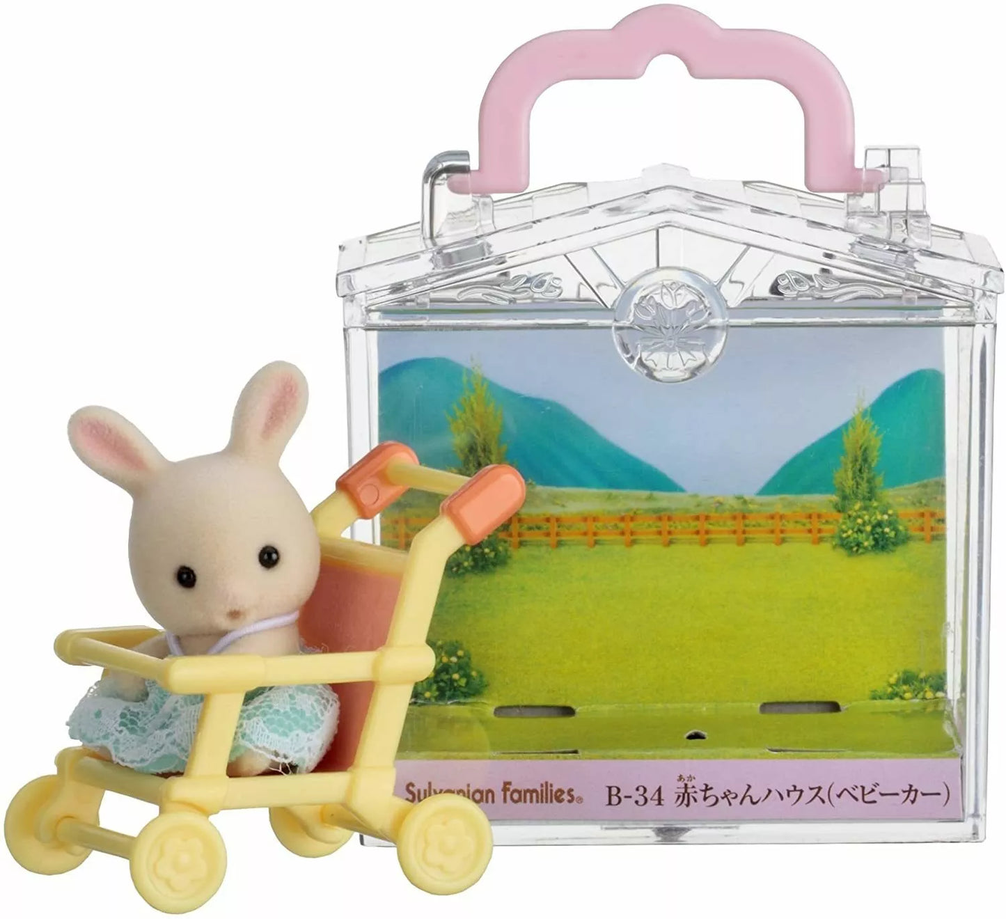 Sylvanian Families | Baby House Stroller Milk Rabbit 3.2X3.5X4Cm