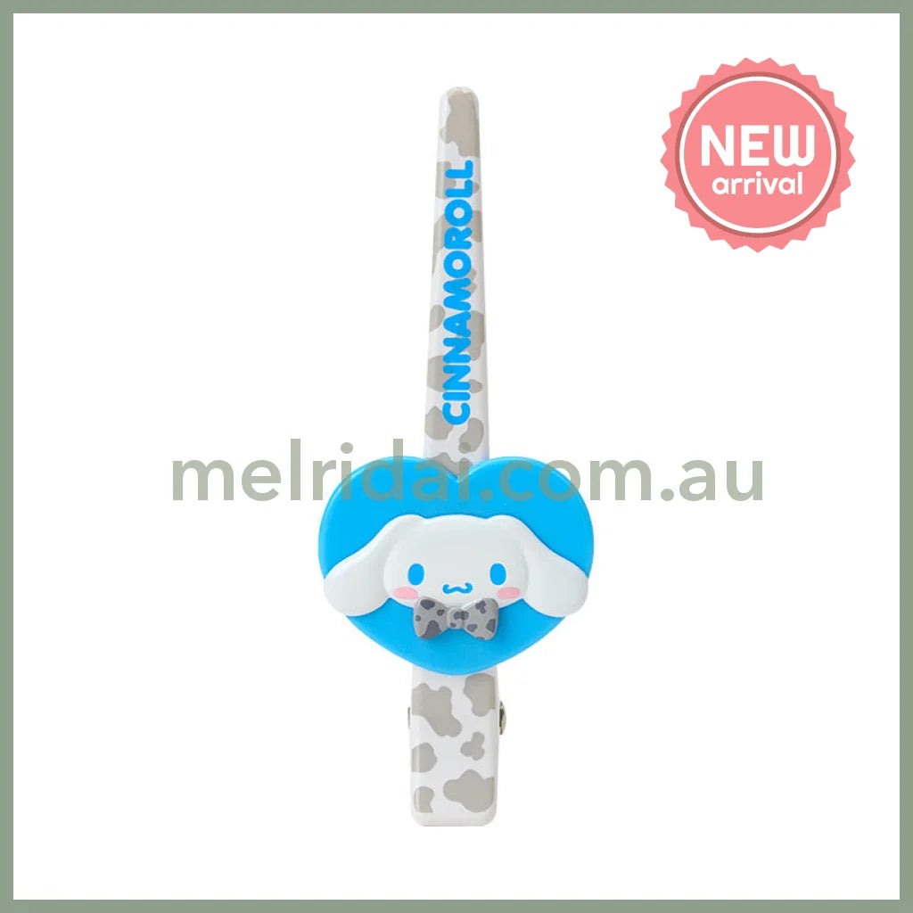 SABRIO | Cinnamoroll Long Hair Clip 45 x 20 x 125mm (Monotone Animal)