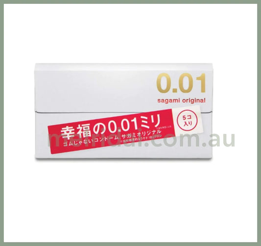 Sagami001 Original Condoms 0.01Mm (5 Pieces) 001 5