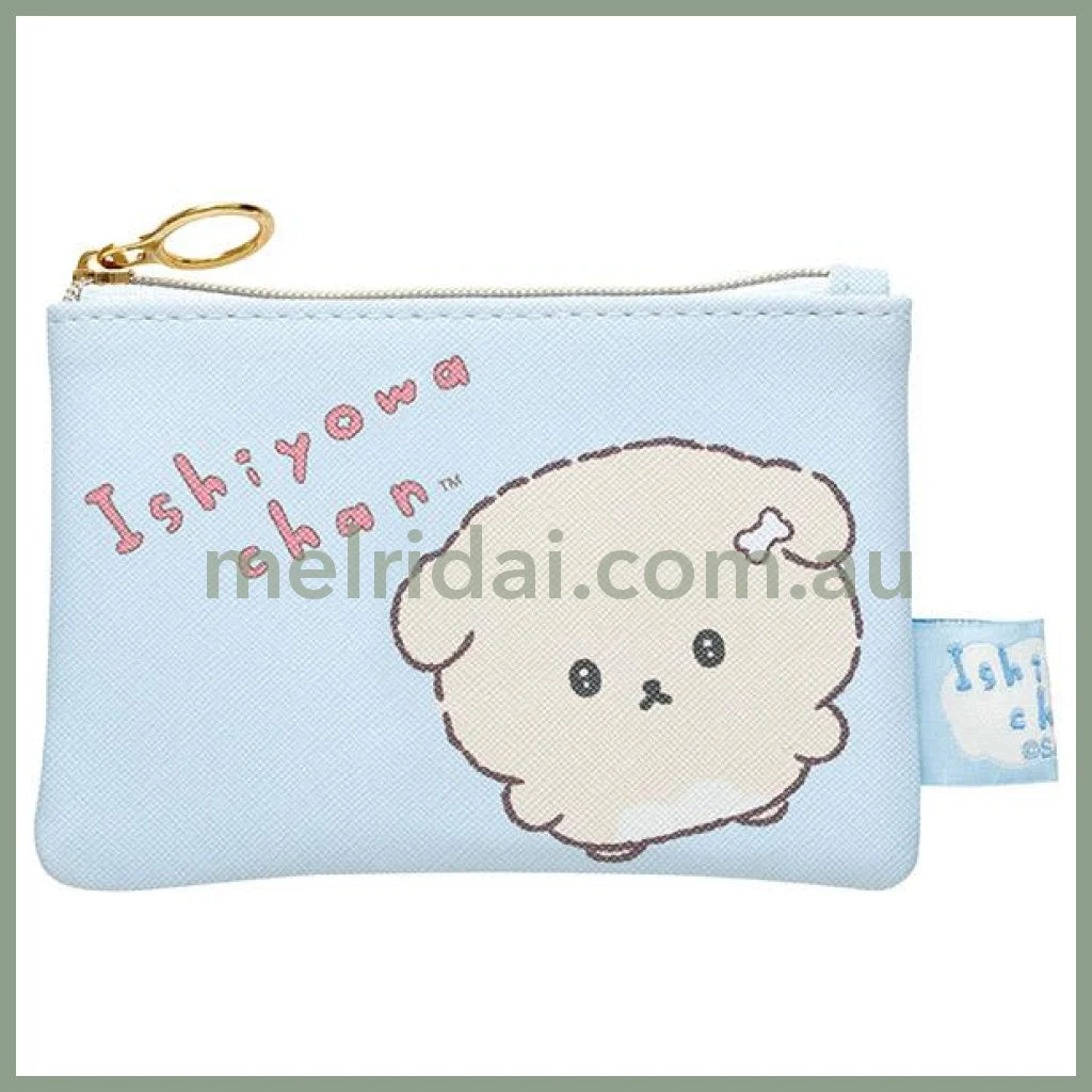 SAN-X | Flat Pouch 95×135×15mm (Ishiyowa-chan/Ishiyowachan Daily Life Looking)