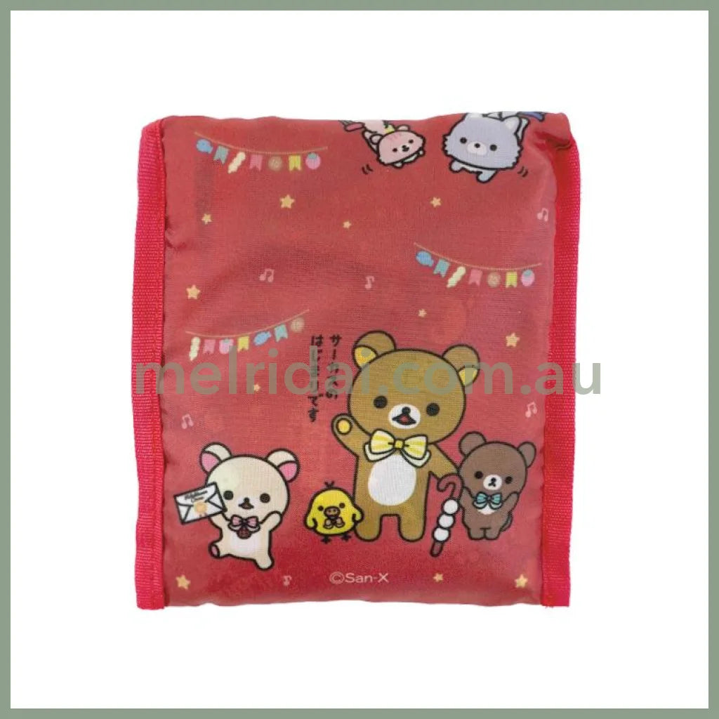 San-X | Foldable Eco Shopping Tote Bag 300×600Mm (Rilakkuma Circus)