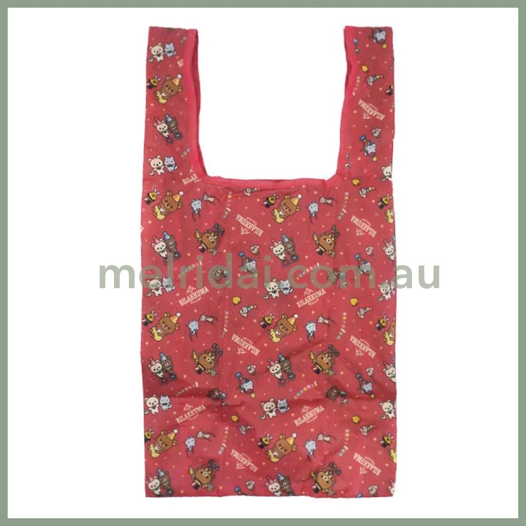 San-X | Foldable Eco Shopping Tote Bag 300×600Mm (Rilakkuma Circus)