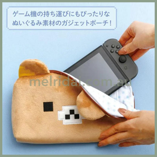 SAN-X | Gadget Pouch Switch Pouch 140×250×50mm (Rilakkuma Gaming Console)