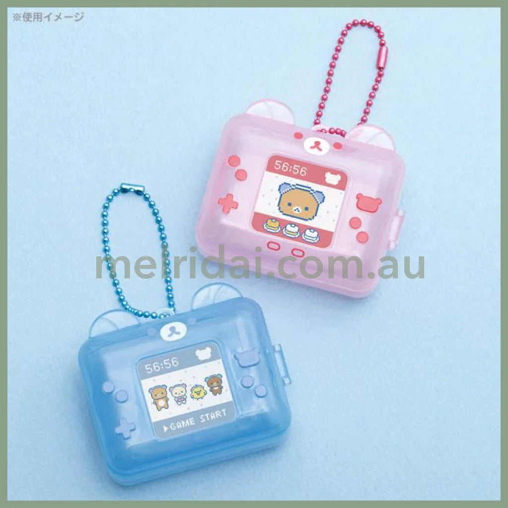 SAN-X | Gaming Rilakkuma Secret Mini Storage Case Keychain Blind Box 70×90×40mm (Rilakkuma Gaming Pixel Art)