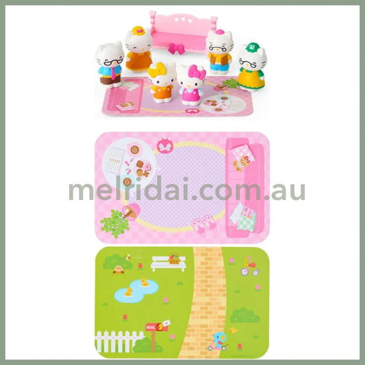 San-X | Hello Kitty Mascot Doll Set Play 17.5×5×12Cm