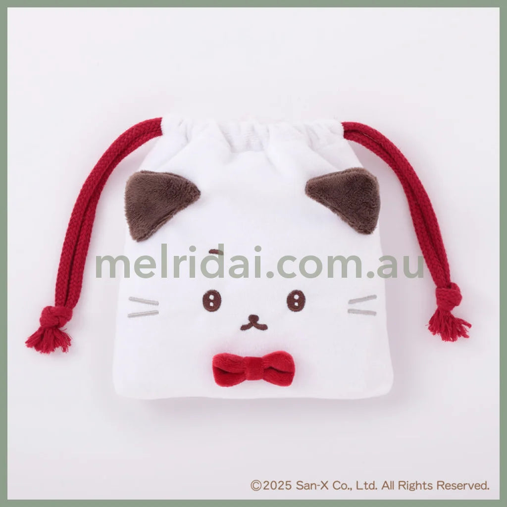 SAN-X | Ishiyowa-chan/Ishiyowachan Ishiyowachan Drawstring Pouch Bag H150×W150×D25mm