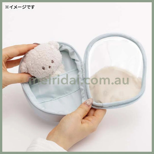 SAN-X | Ishiyowa-chan Plush Pouch Display Pouch Keychain 160×120×40mm (Junior Chan Appears)