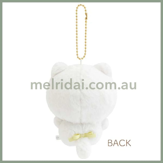 SAN-X | Junior-chan Staring Ver Hanging Plush Keychain Mascot Holder Bag Charm 100×85×70mm (Junior Chan Appears)