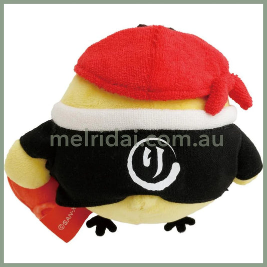 San-X | Kiiroitori Plush Toy 85×114×85Mm (Rilakkuma Anytime Ramen Goods)