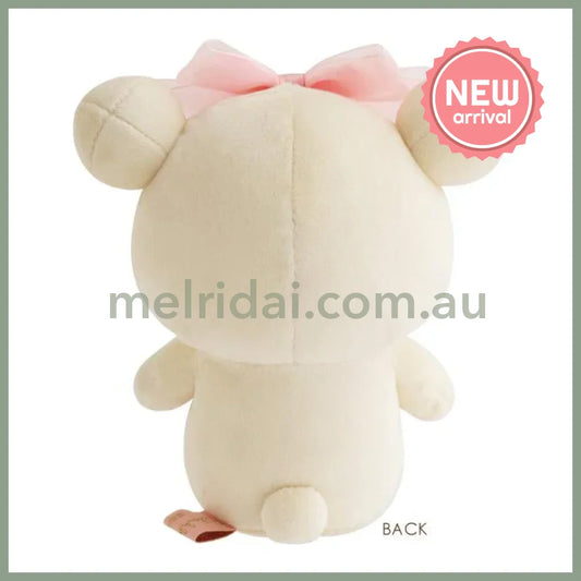 SAN-X | Korilakkuma Plush Doll Plush Toy Ribbon Wink 190×150×105mm (Makeup Rilakkuma
