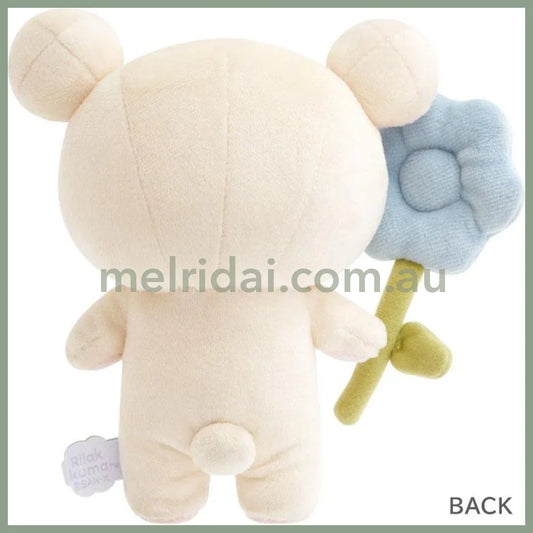 San-X | Korilakkuma Plush Toy Plush Doll 170×180×85mm (Basic Rilakkuma Flower)
