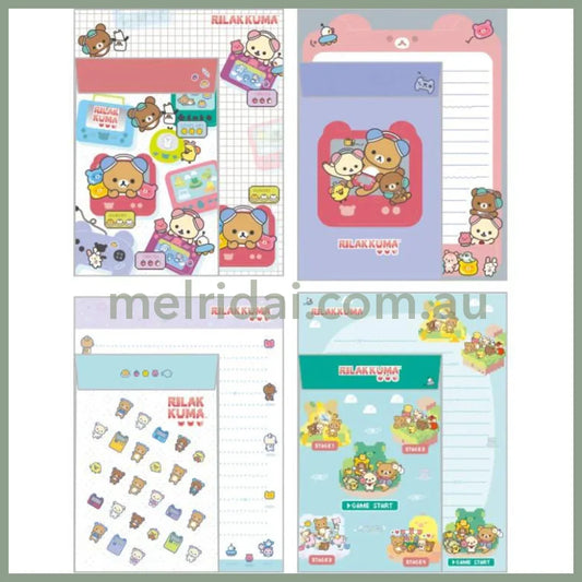 SAN-X | Letter Writing Set 190×142mm (Rilakkuma Gaming)