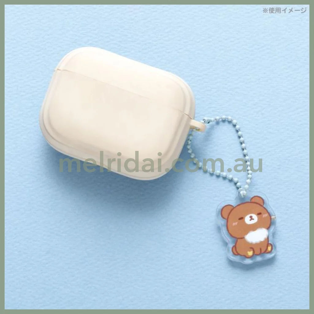 San-X | Rilakkuma Chairoi Koguma & Blue Wolf Acrylic Keychain With Magnet Set (Aokogu Otomari)