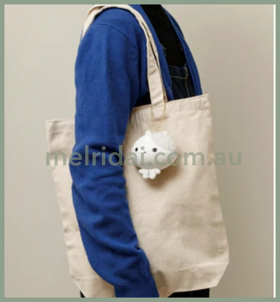 San - X | Mascot Strap Keychain 90 X 60Mm (Kyomukyomu Seikatsu) 轻松熊无忧小动物系列 毛绒玩偶挂件/包挂/钥匙链(无忧小猫)