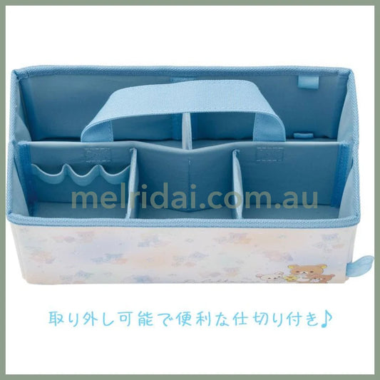 SAN-X | Portable Desk Organizer 120×270×130mm (Umbrella Rain then Sunny)