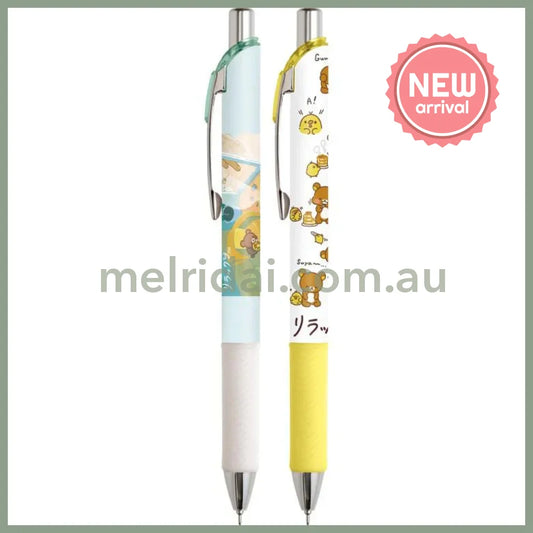 SAN-X | Rialkkuma 2x EnerGel Ballpoint Pen 0.5 mm Black (Stay With Me)