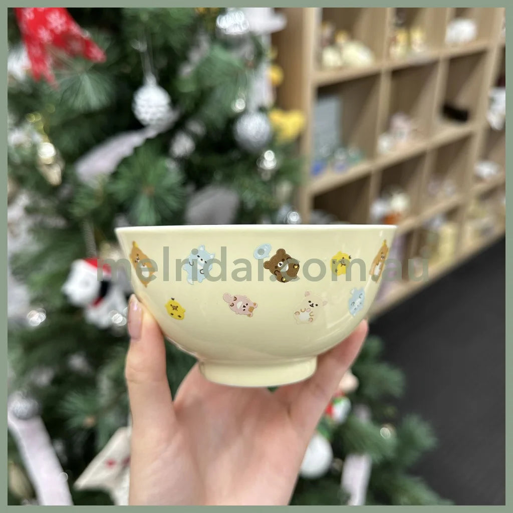 San-X | Rice Bowl Rilakkuma Face 65×115Φ (Let’s All Be Full And Satisfied)