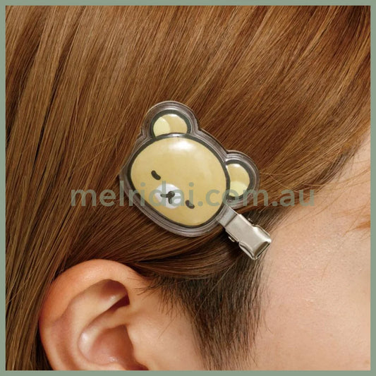 SAN-X | Rilakkuma Acrylic Hair Clip Set Puffy 110×75mm
