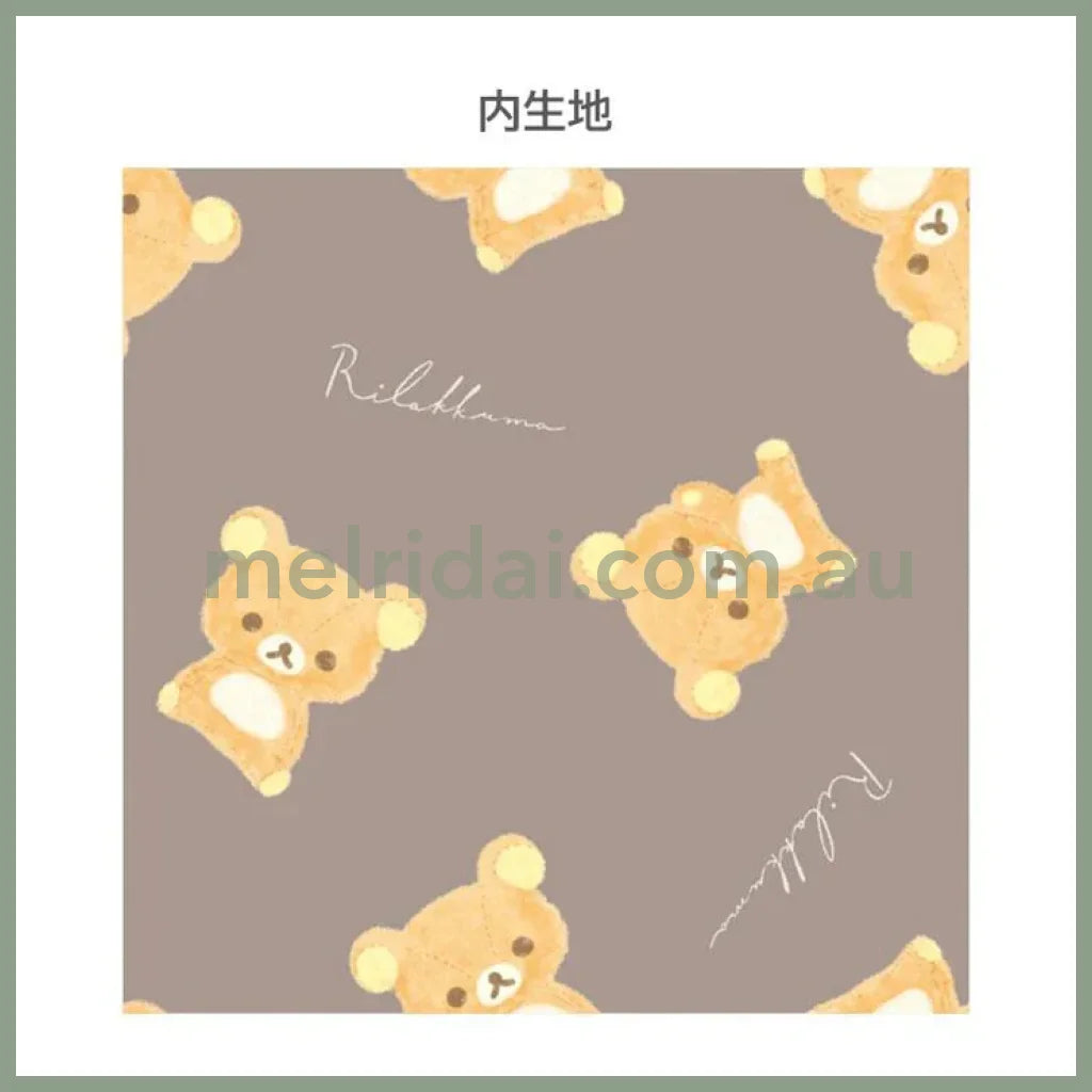 SAN-X | Rilakkuma Card Case 80×110×30mm (Gray Black)