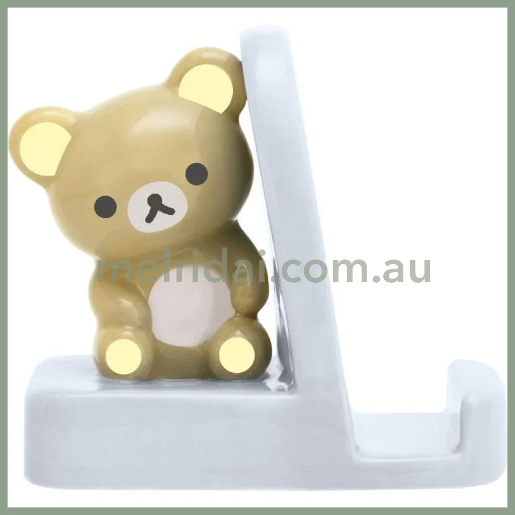San-X | Rilakkuma Ceramic Smartphone Stand 70×75×50Mm (Lovely House)