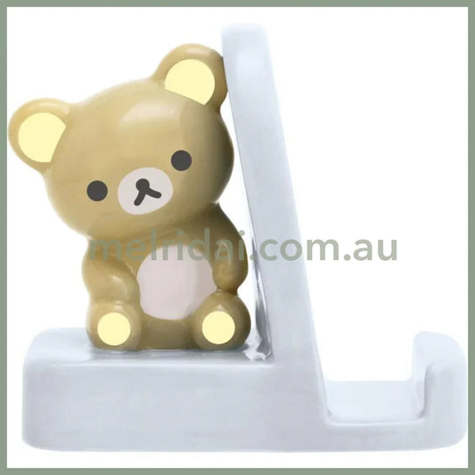 San-X | Rilakkuma Ceramic Smartphone Stand 70×75×50Mm (Lovely House)