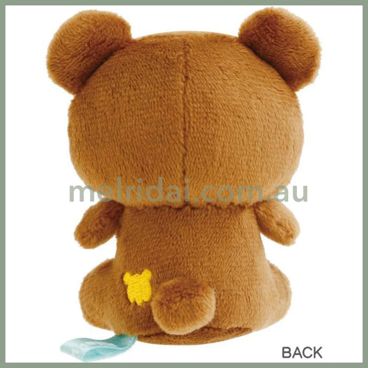 San-X | Rilakkuma Chairoi Koguma Sitting Mini Tenori Plush 75×60×40Mm (Lovely House)
