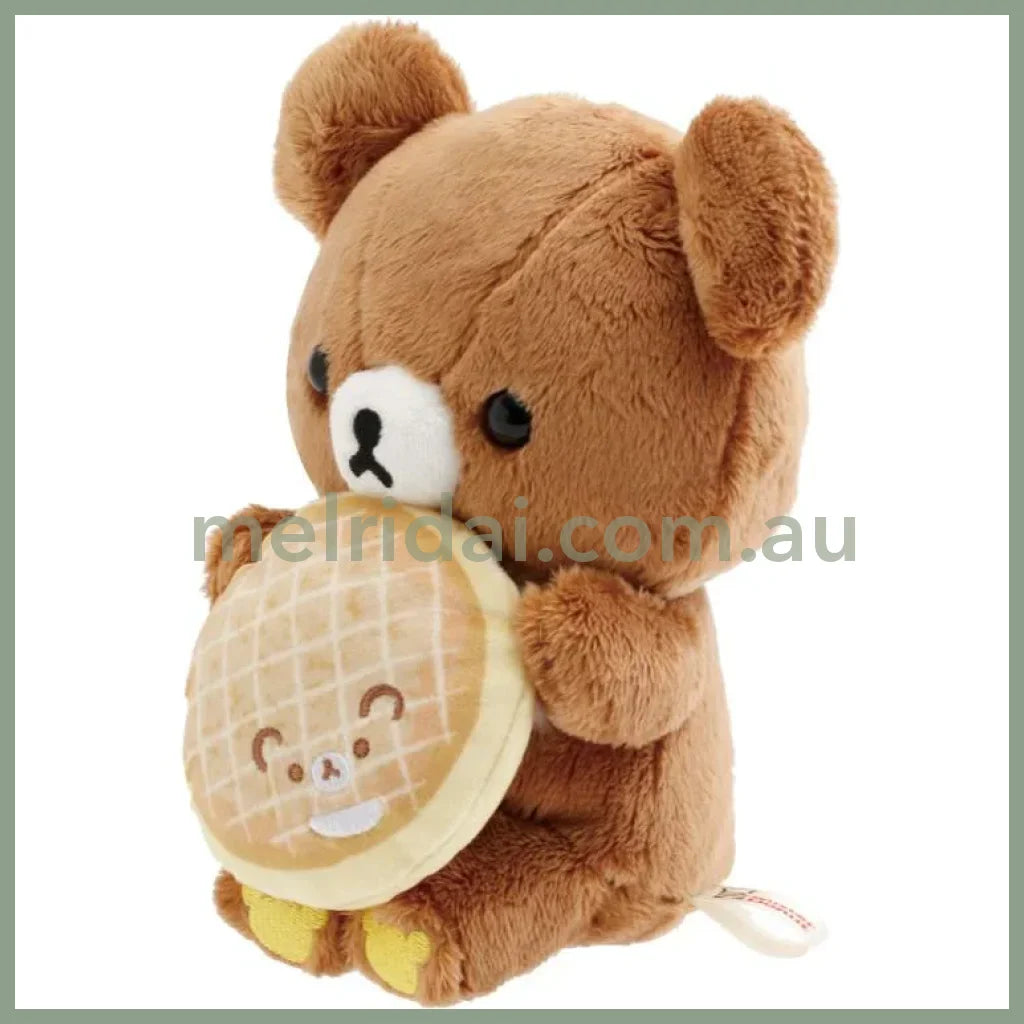 SAN-X | Rilakkuma Chairoikoguma Plush Toy Plush Doll S 150×140×110mm (Mister Donut Standing)