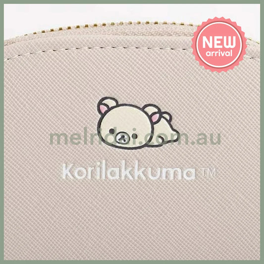 SAN-X | Rilakkuma Compact Wallet Bifold Wallet 100×100×30mm (White)