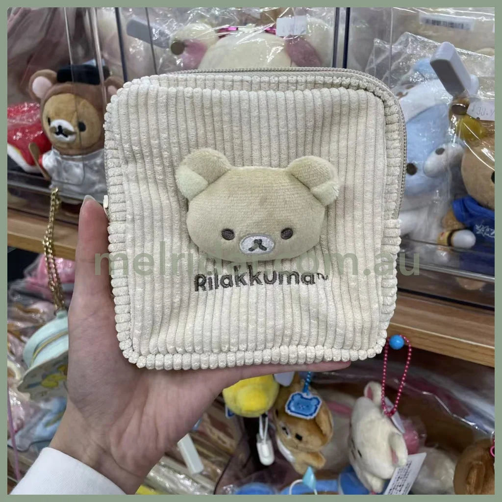 SAN X | Rilakkuma Fluffy Pouch 130W130×30mm