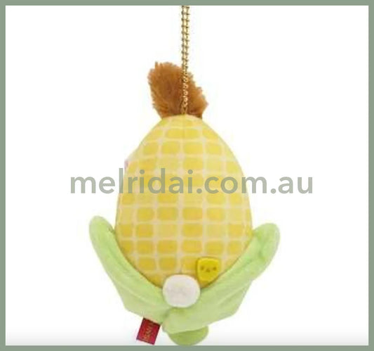 San-Xrilakkuma Keychain Plush Korilakkuma Corn 15*10*6Cm