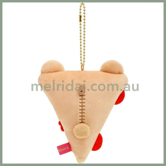San-Xrilakkuma Keychain Plush Rilakkuma Pizza 10.5*10*4Cm