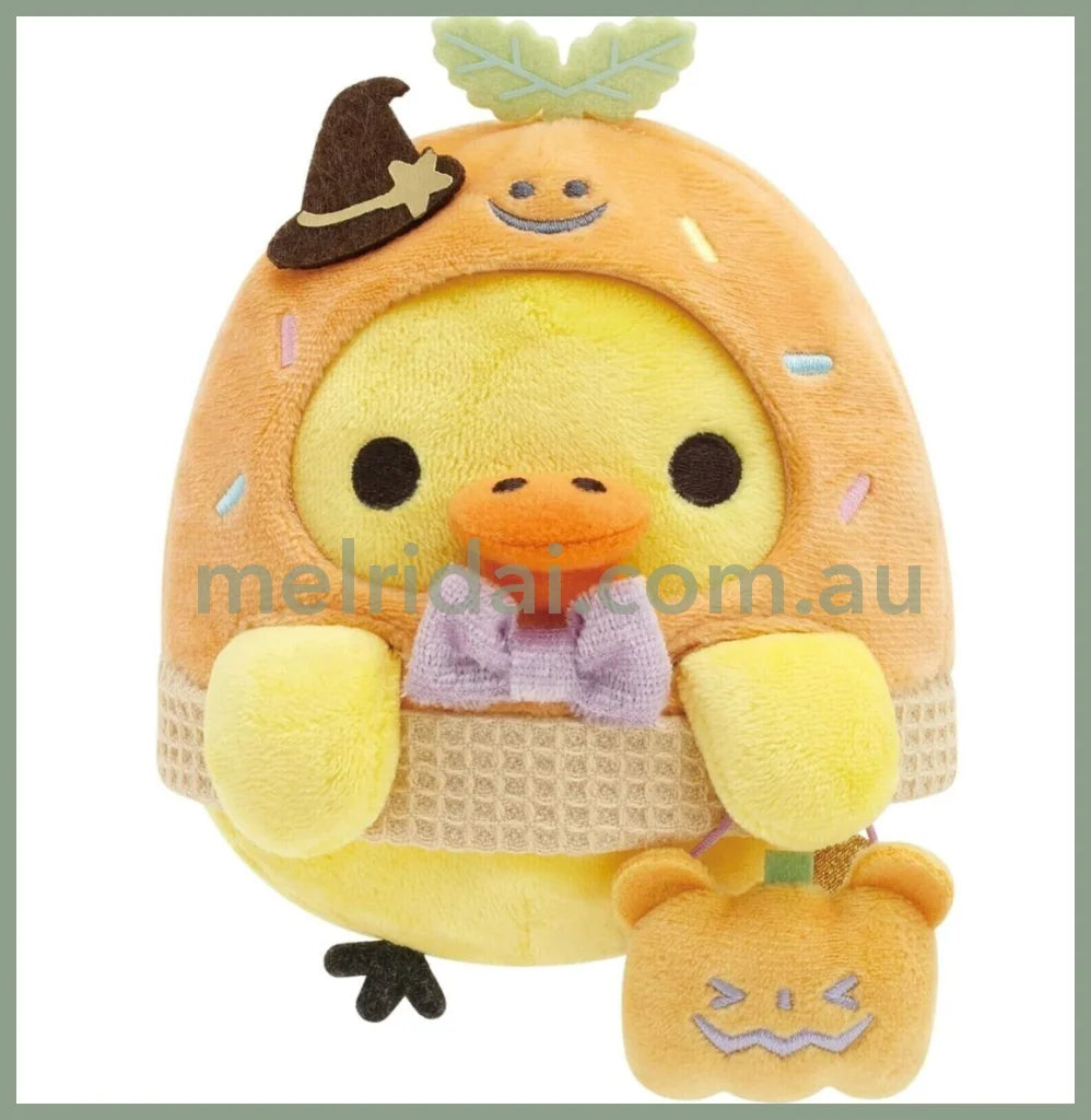 San-X | Rilakkuma Magical Pumpkin Halloween Plush Kiiroitori Mischievous Ghost / 03.