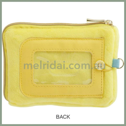 SAN-X | Rilakkuma Kiiroitori Plush Square Pass Case Pouch Reel 100×130×20mm