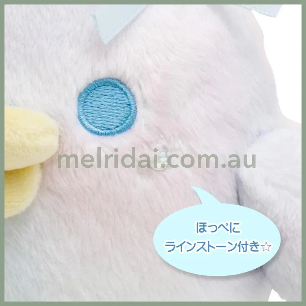 San-X | Rilakkuma Kiiroitori Plush Toy 210 X 160 120Mm (Osorano Kururin Wataame/Sky Curly Cotton