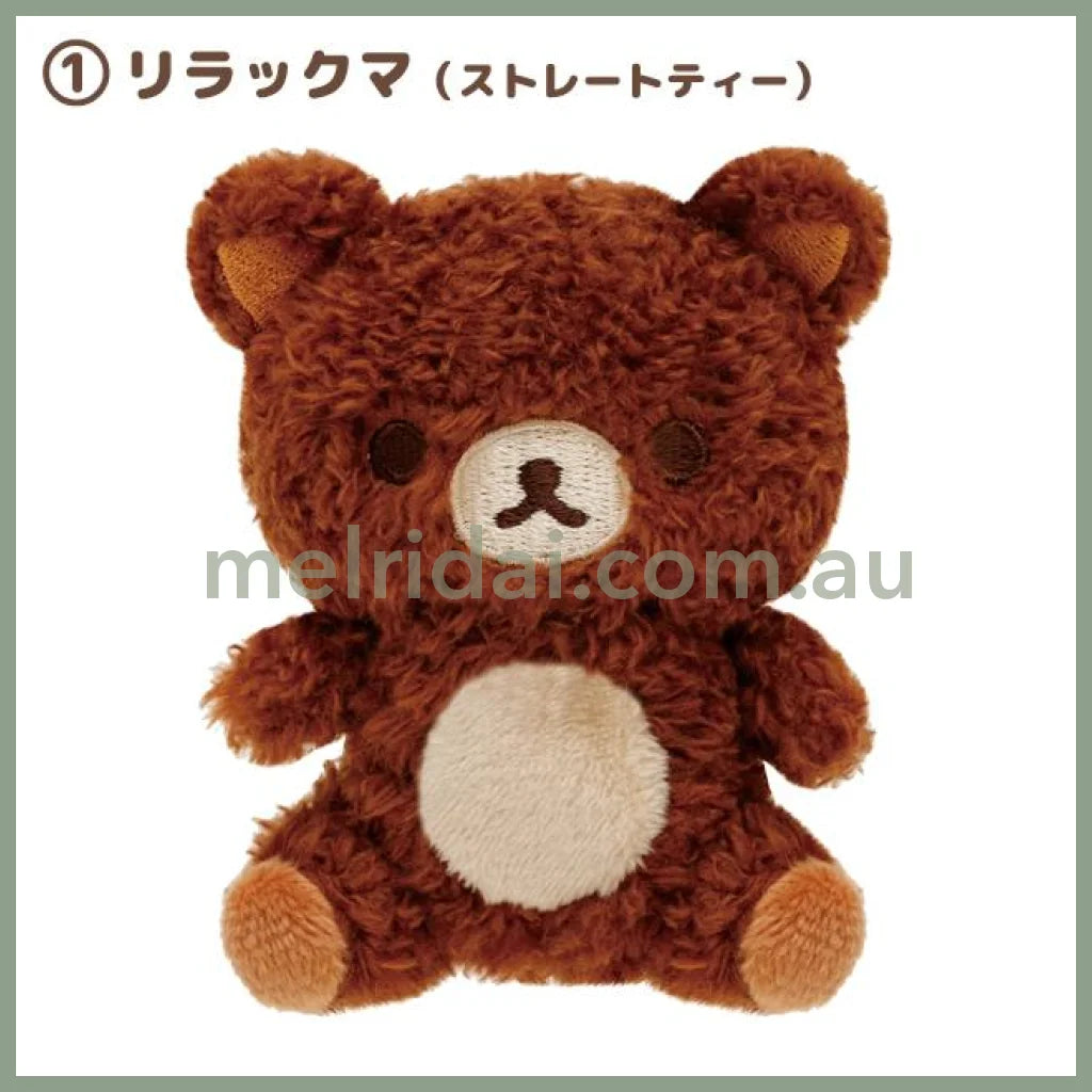 San-X | Rilakkuma Kori-Kogu Plush Tenori (Flower Tea Time) 80 X 70 40 Mm // ()