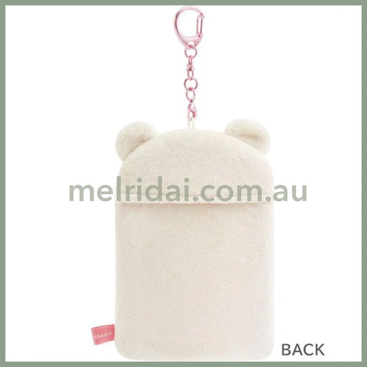 SAN-X | Rilakkuma Korilakkuma Fluffy Photo Keychain Key Holder 125×80×15mm