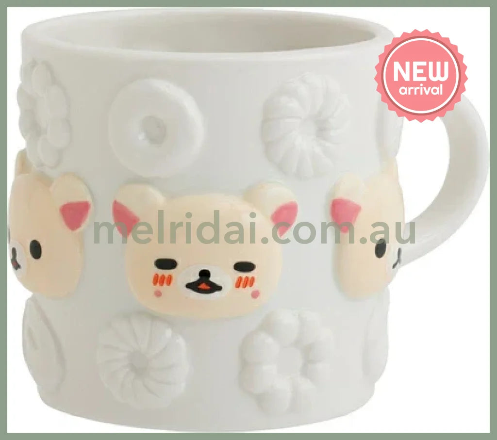 SAN-X | Rilakkuma Korilakkuma Mug Cup 90×90φ (Mister Donut Standing)