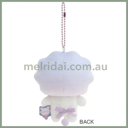 San-X | Rilakkuma Korilakkuma Plush Mascot Keychain 110 X 95 55Mm (Osorano Kururin Wataame/Sky