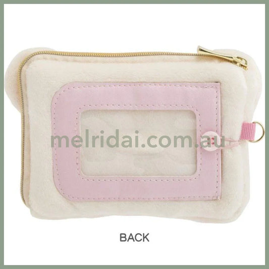SAN-X | Rilakkuma Korilakkuma Plush Square Pass Case Pouch Reel 100×130×20mm