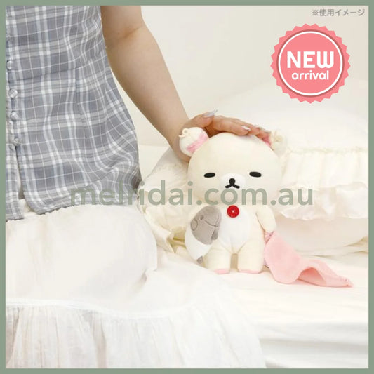 SAN-X | Rilakkuma Korilakkuma Plush Toy Plush Doll 180x150x90mm (Sleep Together Series Sleepy Head)