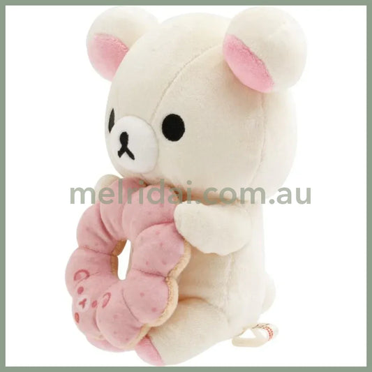 SAN-X | Rilakkuma Korilakkuma Plush Toy Plush Doll S 120×120×110mm (Mister Donut Standing)