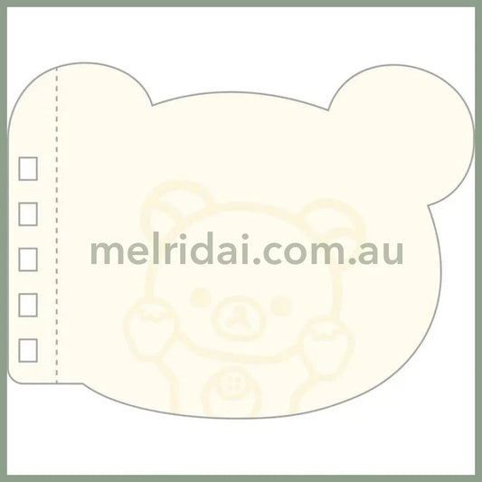 San-X | Rilakkuma Korilakkuma Ring Memo Pad/Notebook 74×97Mm 80 Sheets (Basic Rilakkuma Favorite