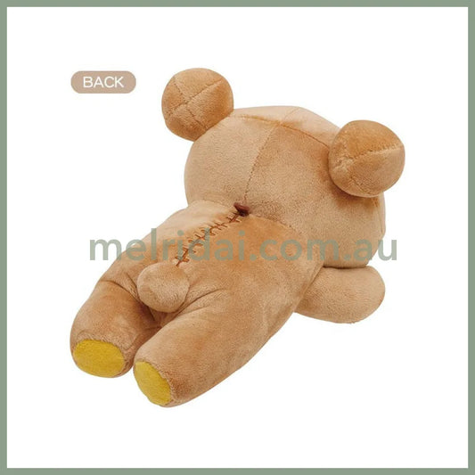 San-X | Rilakkuma Lying Down Poseable Plush Toy Chairoikoguma 120 X 150 220Mm