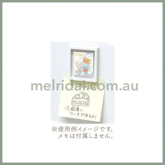 SAN-X | Rilakkuma Mini Frame Magnet Secret Blind Box 60×50×10mm (Umbrella Rain then Sunny)