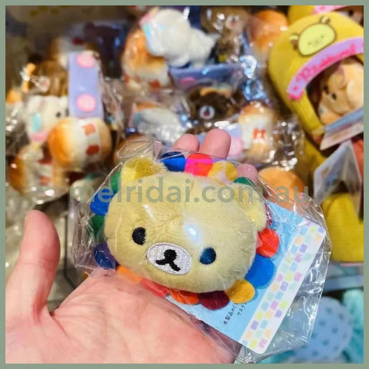 SAN-X | Rilakkuma Plush Badge 80 x 60 mm (Ensemble Tour)