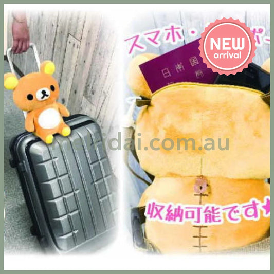 SAN-X | Rilakkuma Plush Carry-On Shoulder Bag 260x340mm