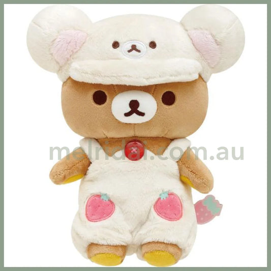 San - X | Rilakkuma Plush Doll (Korilakkuma Full Of Strawberry Day) 190×170×100Mm 轻松熊