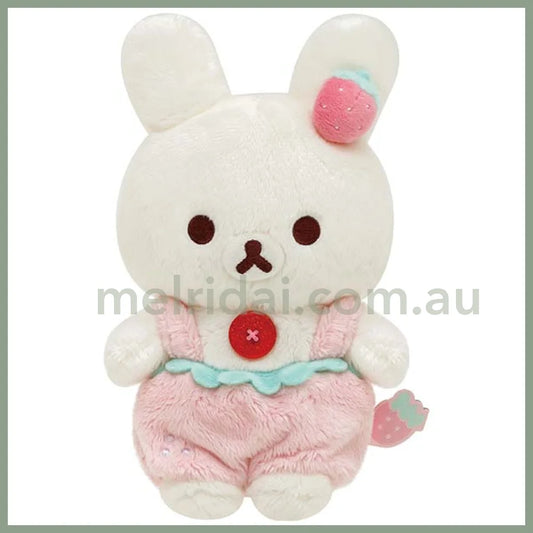 San - X | Rilakkuma Plush Doll Rabbit (Korilakkuma Full Of Strawberry Day) 190 X 120 90Mm 轻松熊