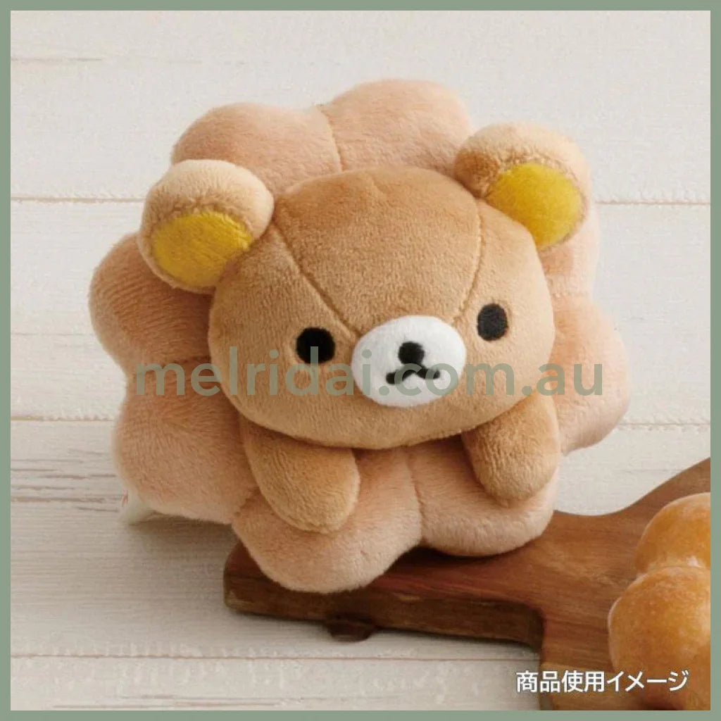 SAN-X | Rilakkuma Plush Keychain Bag Charm Hanging Plush 110×100×90mm (Mister Donut)