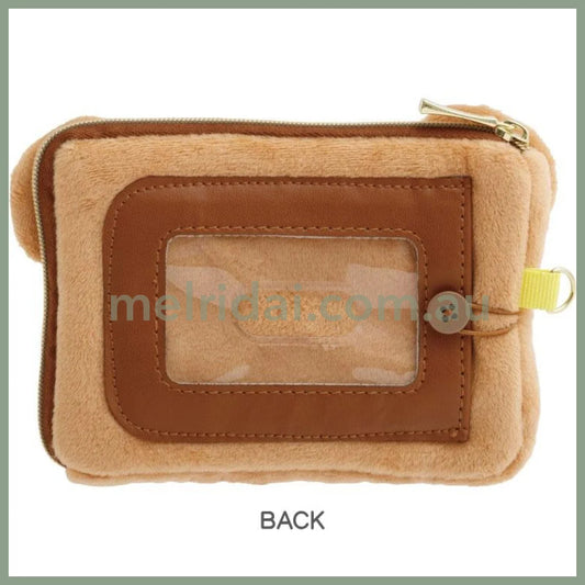 SAN-X | Rilakkuma Plush Square Pass Case Pouch Reel 100×130×20mm